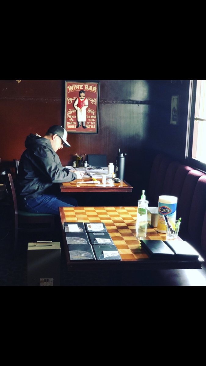CaydenKerr1's tweet photo. The hardest worker I know. So thankful to learn from you every day. My dad, a business owner refusing to give up.  Lights off, heat off, sitting by a space heater, grinding out 10-12hr days everyday 7 days a week. Italian Kitchen Spokane Washington. 
Love you dad
@BKCoach24 https://t.co/8NZK3B2H8h