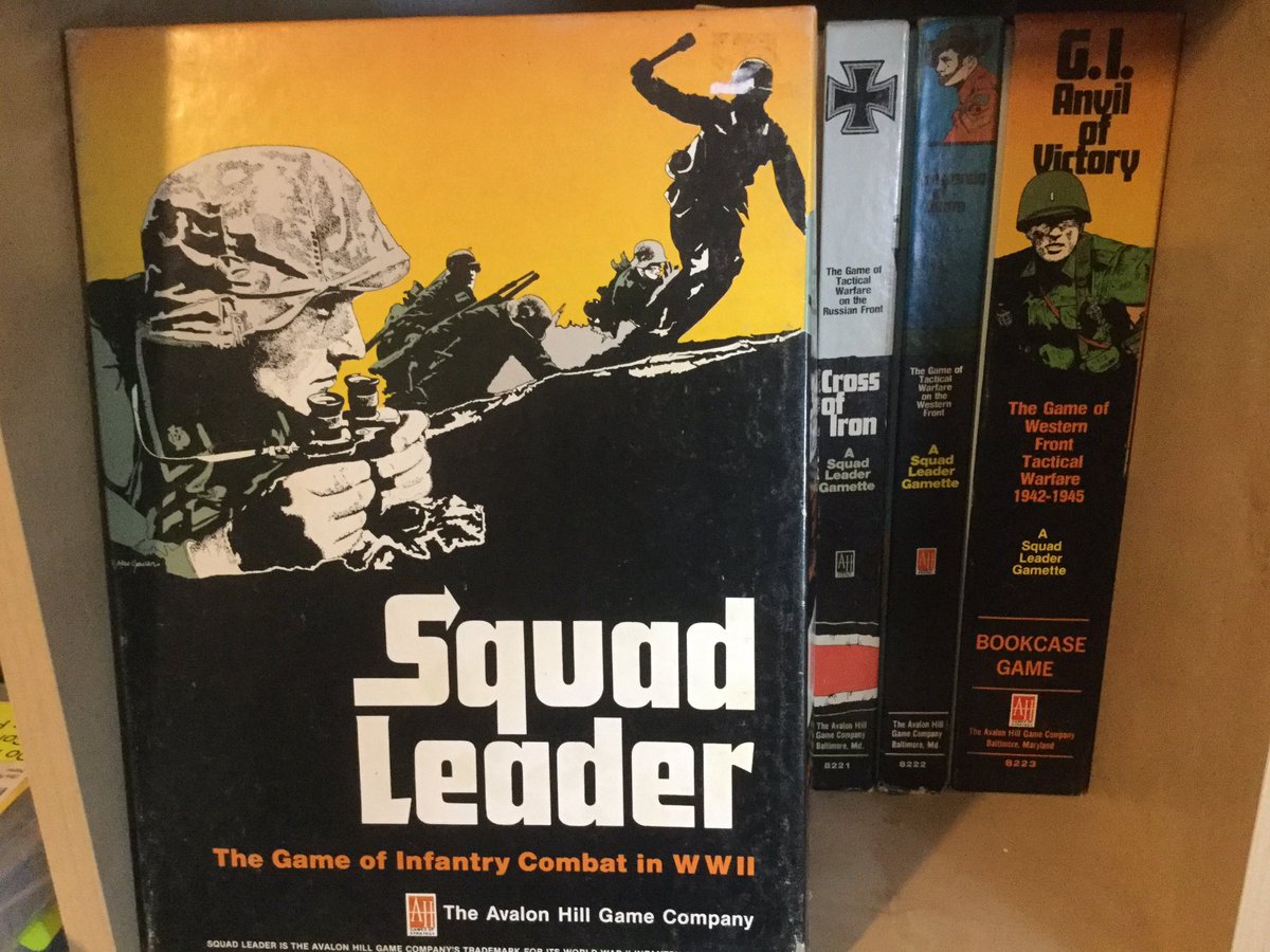 I can’t swear Squad Leader was my first Avalon Hill game but it was the most important and my real intro to hex and chit wargames. It featured a terrific system for programmed learning using a series of scenarios that taught you rules in digestible chunks.  #CuratedQuarantine