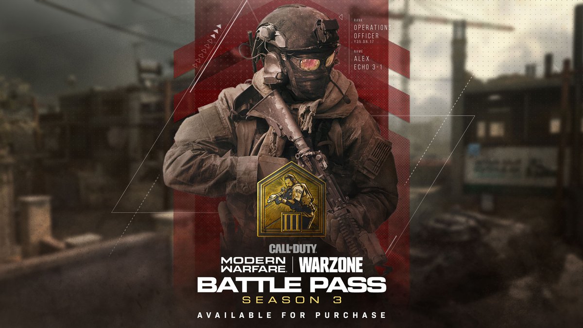 CODMW4Intel's tweet photo. RT if you're getting the Call of Duty Modern Warfare Season 3 Battle Pass. https://t.co/wIlK24kPx6