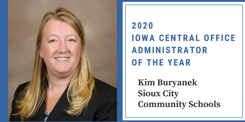 sai_iowa's tweet photo. Sioux City Associate Superintendent Kim Buryanek is Iowa Central Office Administrator of the Year

https://t.co/u3UDP29hbq

@KBuryanek @siouxcityschool https://t.co/zVtOM7HnEq