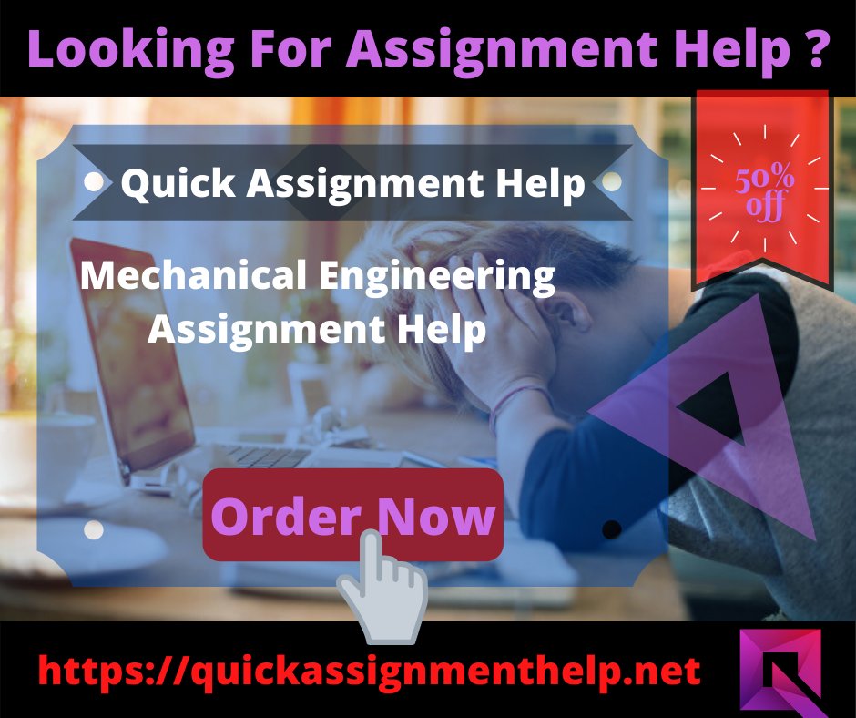 quickassignhelp's tweet image. Looking for assignment help?Quick Assignment Help Company has expert tutors of Mechanical Engineering who can help you to complete your assignment. For more details visit online website and talk to team member..#mechanicalassignmenthelp #machindesignhelp
quickassignmenthelp.net