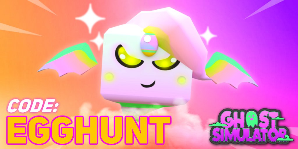 Bloxbyte Games On Twitter Hello Egg Hunters We Re Very Excited To Announce That Ghost Simulator Is In This Year S Roblox Easter Egg Event Visit Egg Hunter Ella In Easter Land To Begin