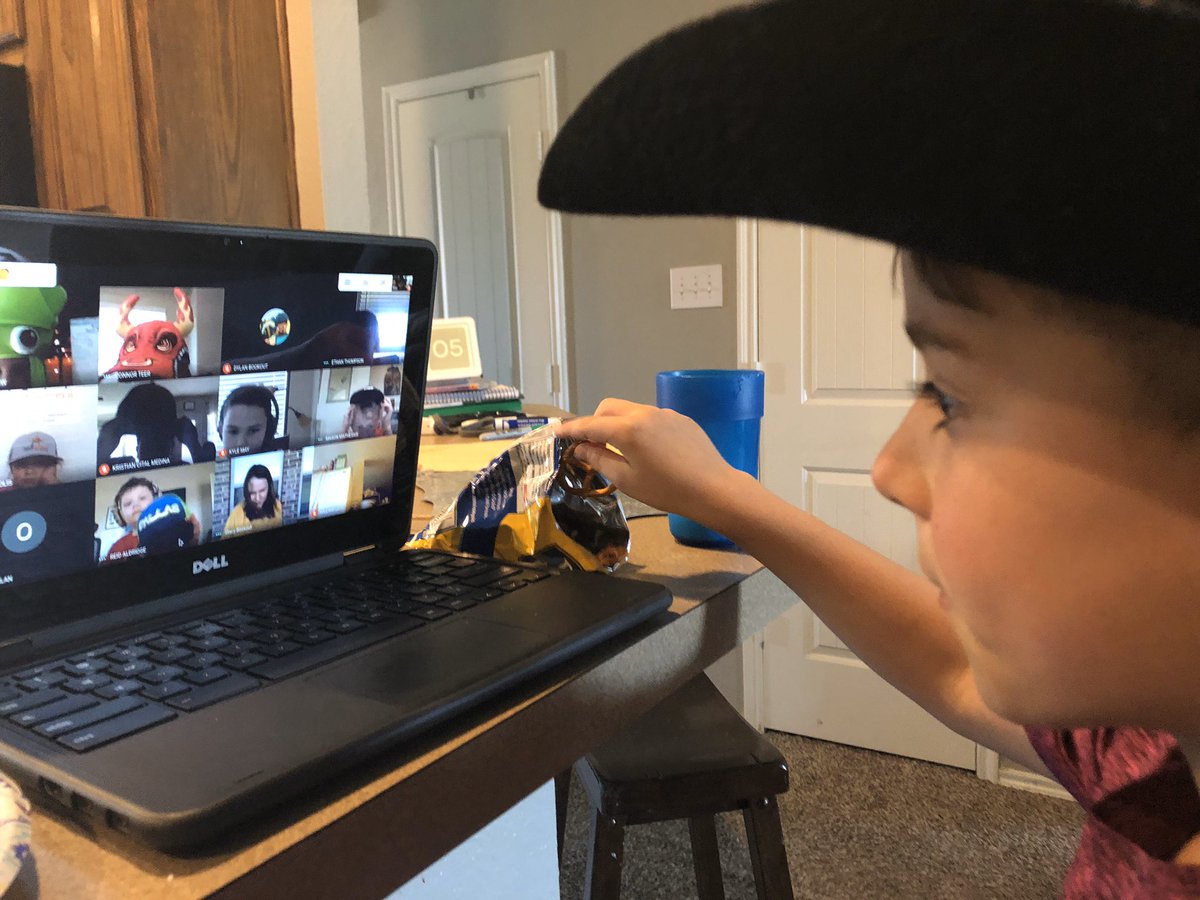 I’m seriously impressed with Mrs. Bookout! She has figured out how to build strong engagement. They are doing a scavenger hunt! What an amazing teacher. Thank you Stacey Bookout!!  #rcisdjoy #digitaldawgs