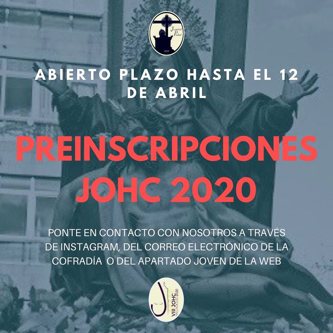 BandaPiedadVall's tweet photo. PREINSCRIPCIONES PARA LA JOHC!! https://t.co/mk6oM7ZqU6