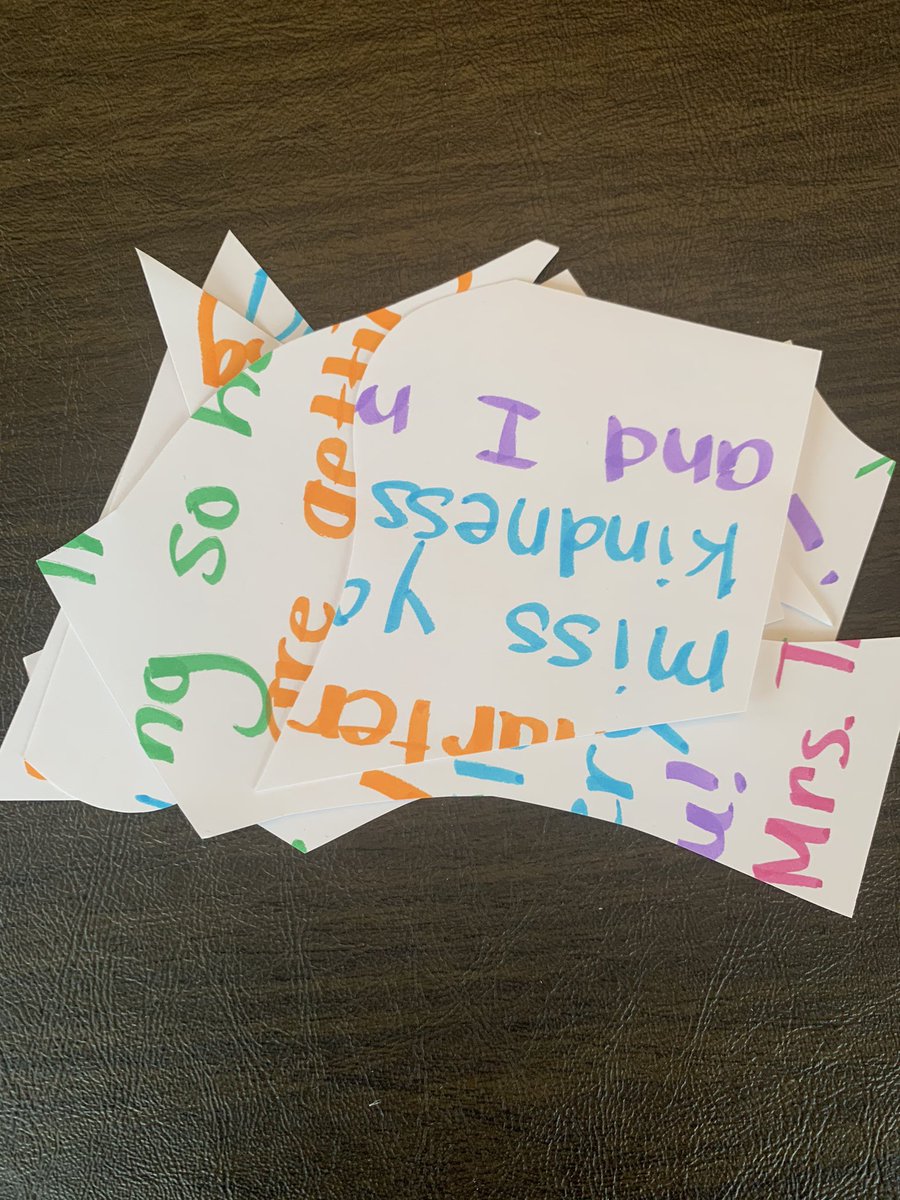 Making puzzle  letters  for my favorite firsties! My hard-working kids deserve a little snail mail encouragement!❤️<a href="/oakwoodsschool/">Oak Woods School</a> #kindnessistimeless #weareoakwoods #gisdgr8ness