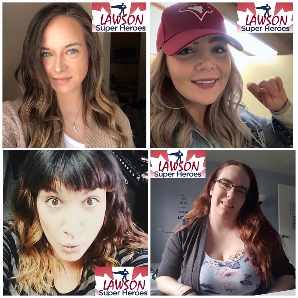 salmhamilton1's tweet photo. We want to introduce you to a few more of our #Lawsonsuperheroes providing #essentialservices.  Thank you Emily, Jasmina, Amber and Sara.  We are so #Thankful.  #hamont #hamontheroes #meettheteam #essentialworkers https://t.co/Dxntu8rw3R