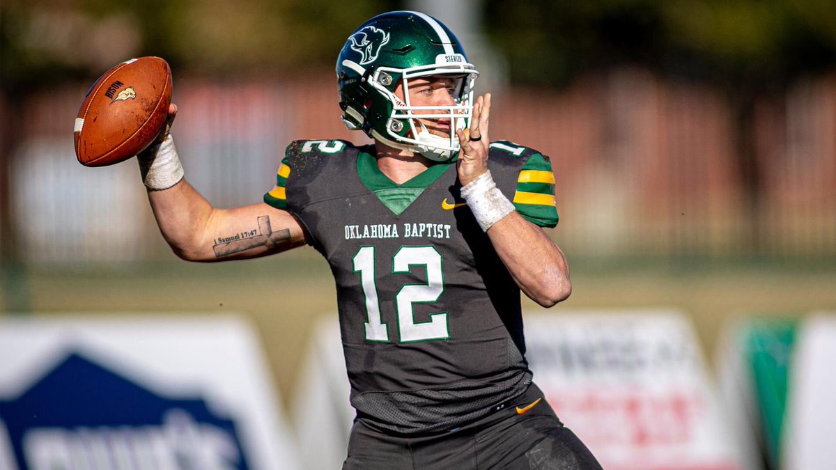 McdillNoah's tweet photo. AGTG!! After a great call with @CoachEaton94 I’m blessed to say that I have received my 1st offer from Oklahoma Baptist University 🖤 https://t.co/dpwB9P4luM