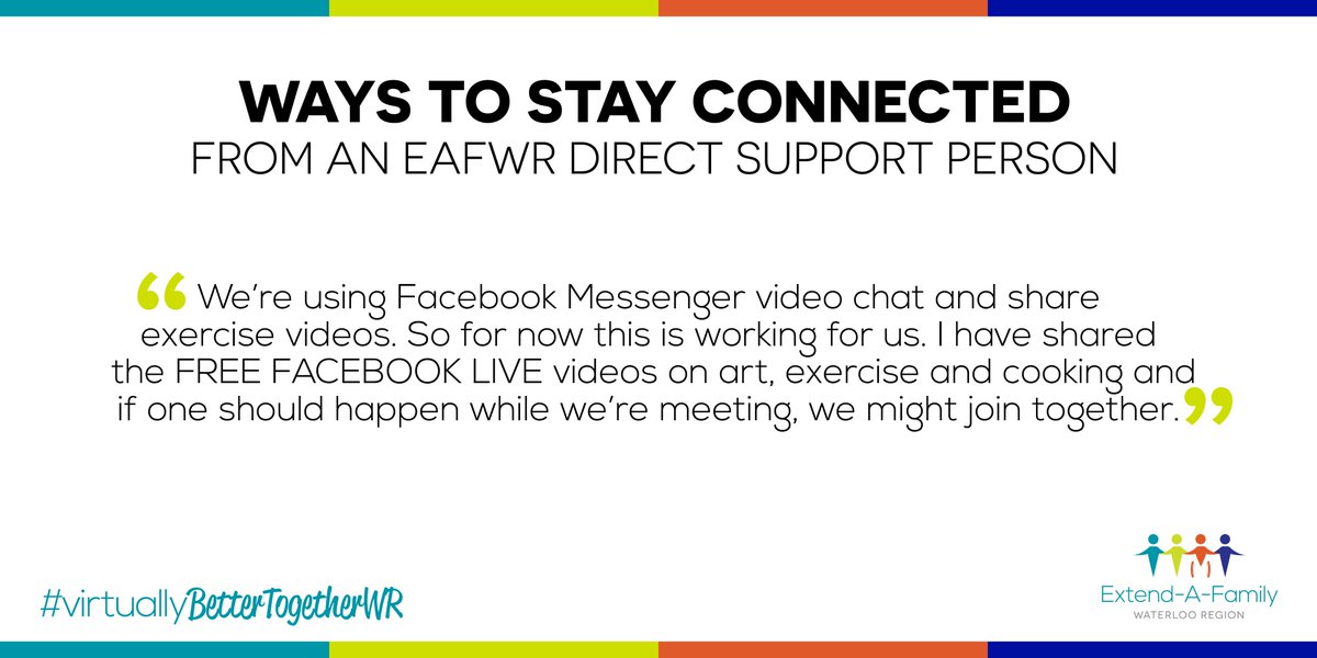 EAFWRecruit's tweet photo. Connecting in a remote world can be difficult especially when your main focus is to spend time with others out in the community. Thankfully, the internet has allowed those we support to still spend time with their Direct Support People. Check it out! #VirtuallyBetterTogether https://t.co/8ZFN3PAEUj