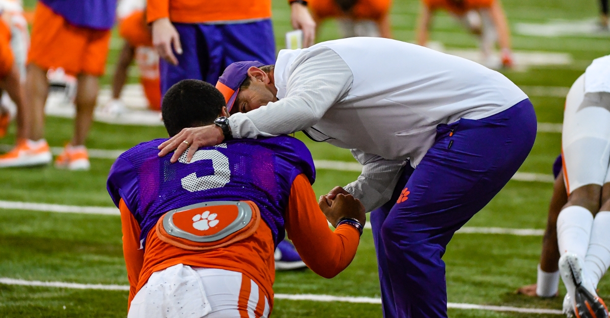ClemsonTigerNet's tweet photo. Dabo responds to criticism and takes the nation to church: https://t.co/qHy3XPwdWV https://t.co/hrv3MGRYeI