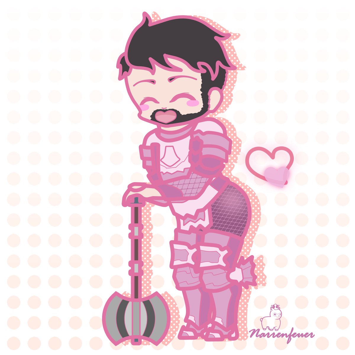 Narrenfeuer_'s tweet photo. Ich hab euch ja noch gar nicht diesen sexy hexy #DebiChibi von @DebitorLP gezeigt! In seiner fancy rosa Final Fantasy Rüstung natürlich!
#Chibi #Fanart #FinalFantasy https://t.co/JhgqzVUfvc
