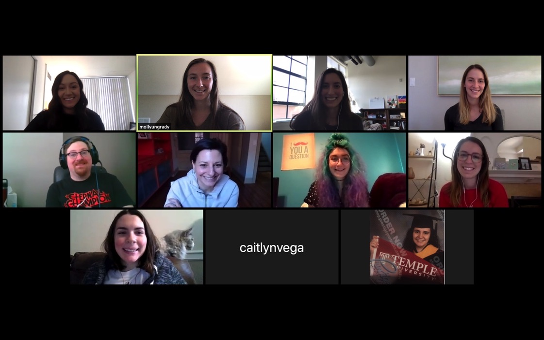 TUcogneuropsych's tweet photo. We are so grateful that #technology can keep the #GioLab on track, as we continue to learn about how we can use #TechnologyInAging to alleviate burdens associated with #CognitiveDecline, while simultaneously #SocialDistancing https://t.co/AiU5Bmbni9