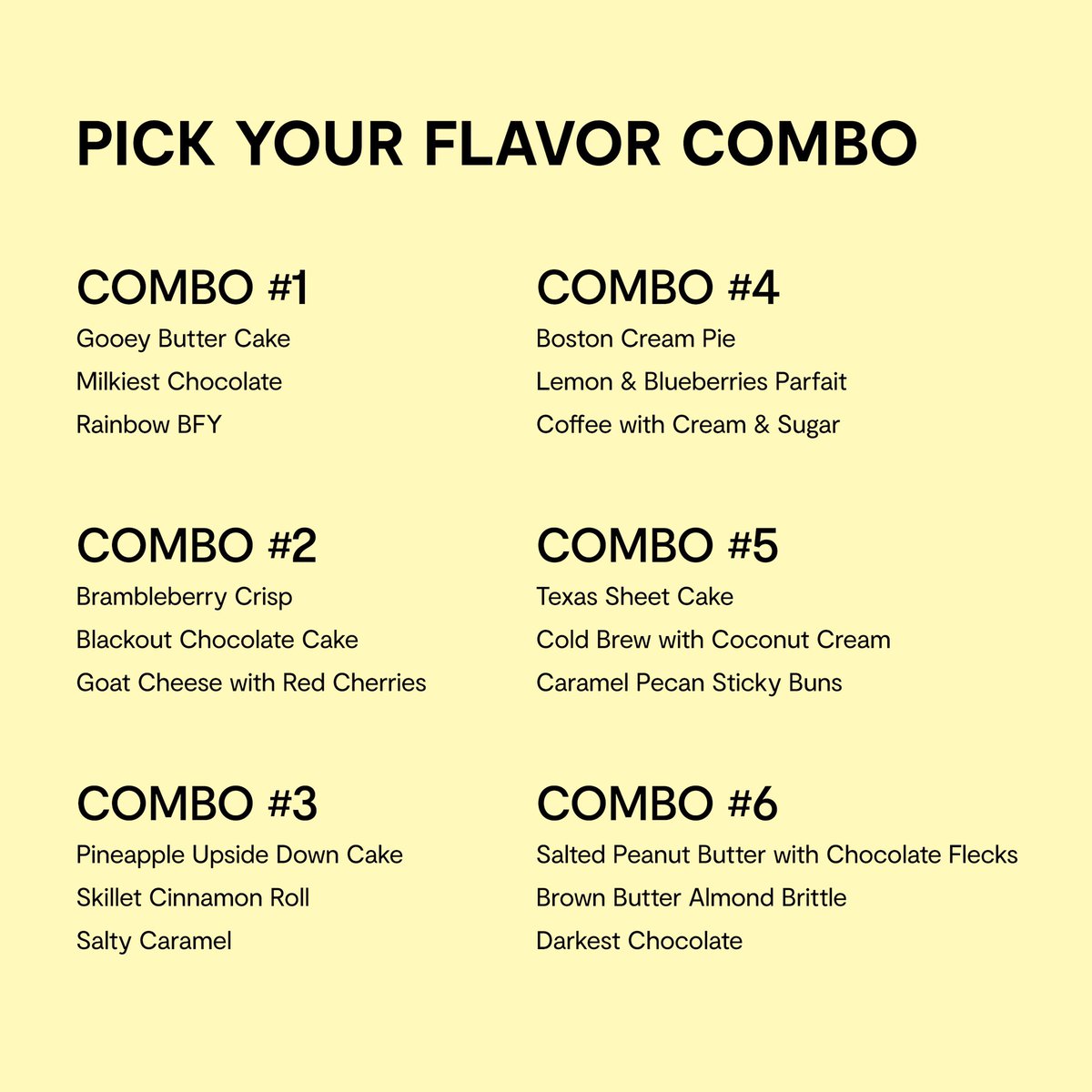 jenisicecreams's tweet photo. Three flavors for the rest of your life... go! https://t.co/mKpaYvWTSs