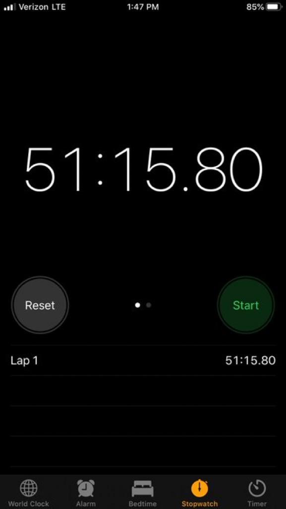 Titus clocking in under an hour.
#ClarkeStrong