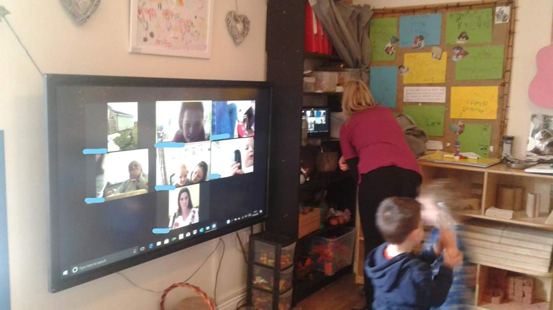 pear_road's tweet photo. Today we did our first zoom session with our families at home. All the children enjoyed seeing their friends. We hope to see you on Friday for our next session when we are going to be reading stories to everyone. https://t.co/QuMU9bSTim