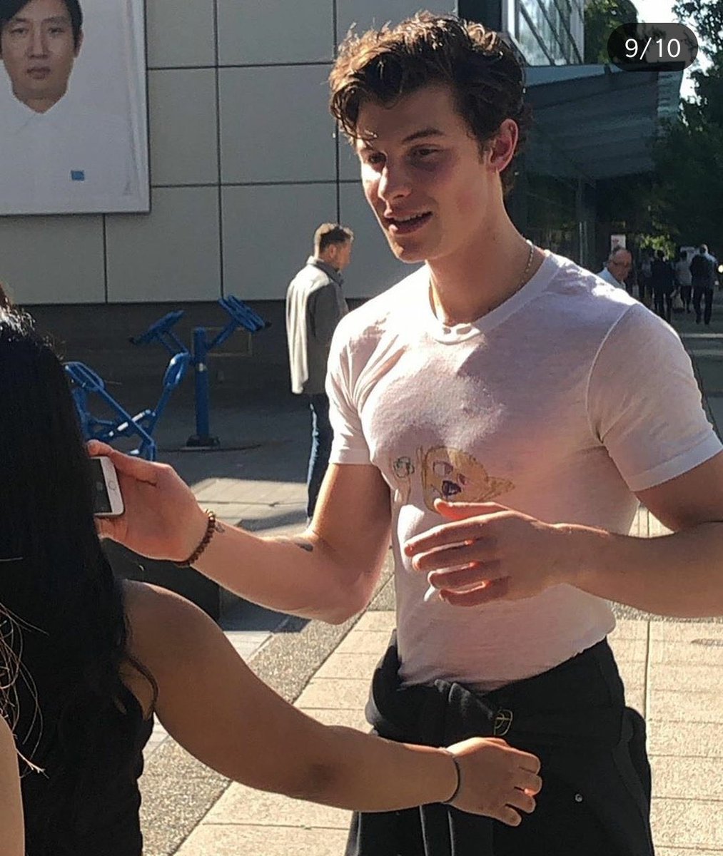 shawn mendes wearing the ugly monster drawing shirts a thread