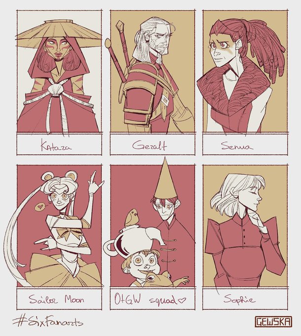 #SixFanarts pt3
There probably won't be pt4, but I'm not sure ? 