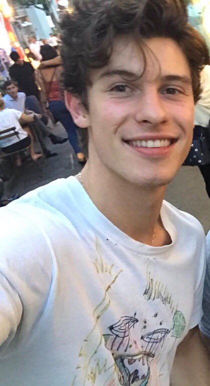 shawn mendes wearing the ugly monster drawing shirts a thread