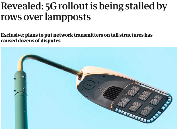 There's a ton of information about this – it's why 5G transmitters have to be placed much closer together than regular cell towers, which can be controversial.