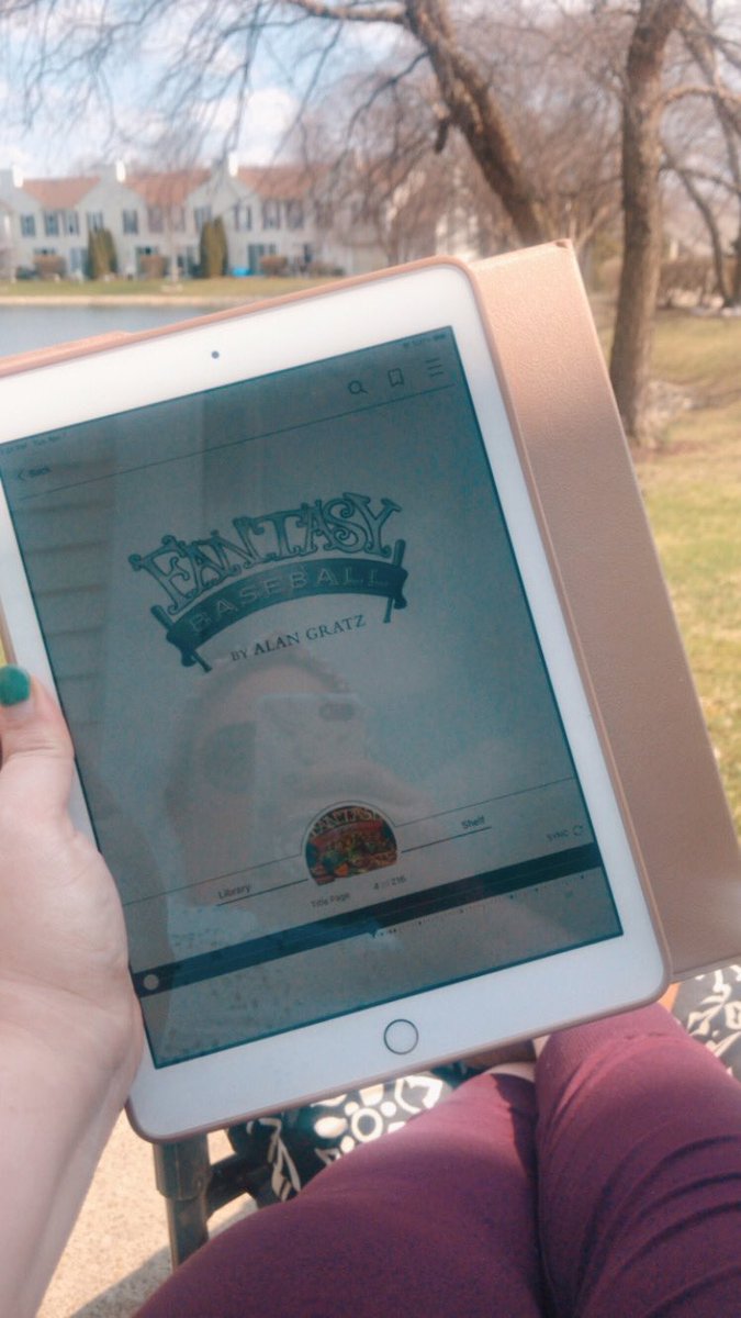 Taking advantage of the beautiful day to read outside! #FrVirtualSpiritWeek 📚