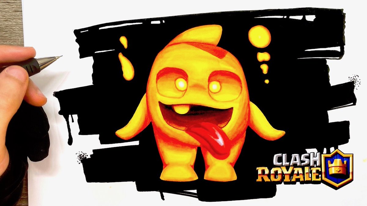 Petit dessin Clash Royale ! #fanart #artwork 
Tuto ici ->
youtube.com/watch?v=NuEpBf…