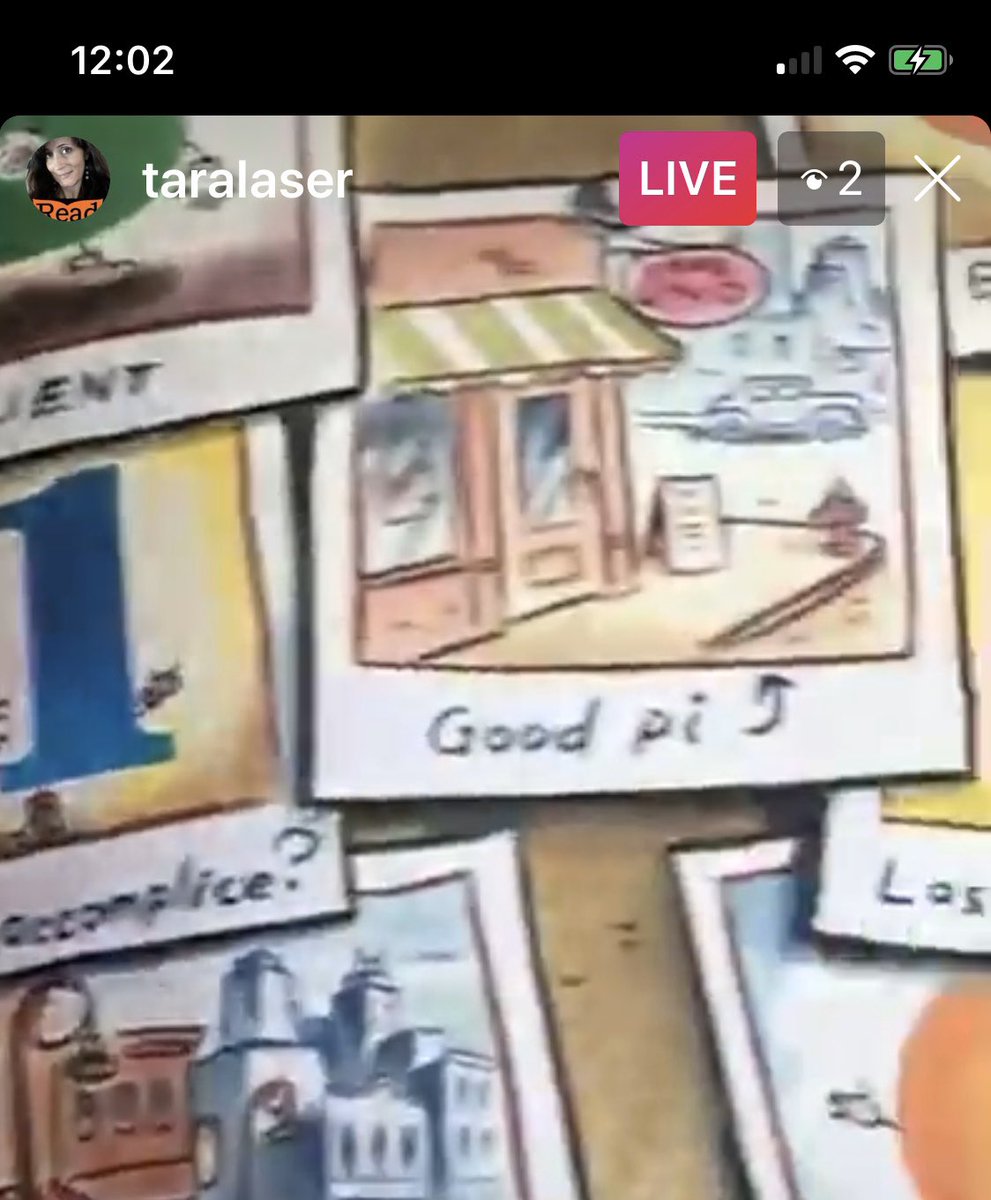 HalleeAdelman's tweet photo. 7 ATE 9 at a wee past 12 from a live @instagram feed of the amazing @taralazar ! If your kids  or classrooms never heard Tara read, check out her live feeds and give them this gift of fun!! #kidlitquarantine #readaloudalert #picturebooks #humor https://t.co/Msf1PayG4Z