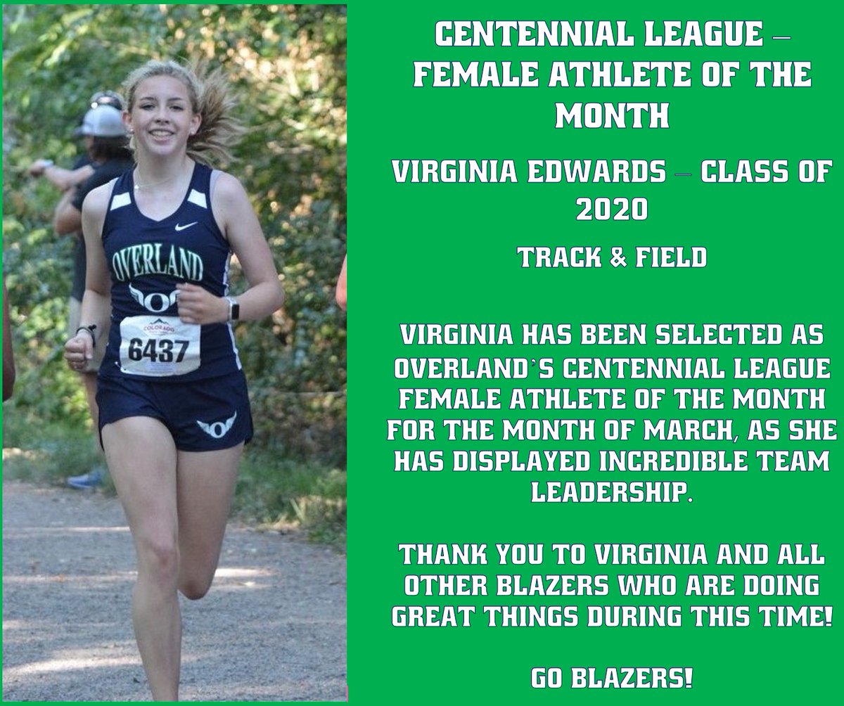 Way to go Virginia! #BlazerProud #OTown <a href="/aurorasports/">Sentinel Prep Sports</a> <a href="/CCSDATHACT1/">Cherry Creek Schools Athletics & Activities</a>