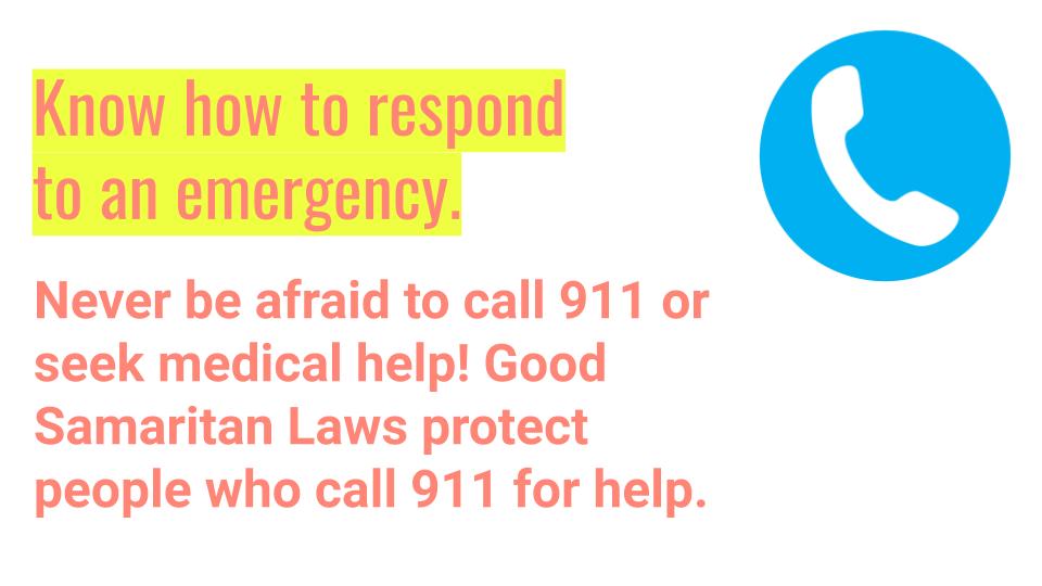 Knowing how to respond to an emergency is key to potentially saving lives! DPA has played a big role in the creation of Good Samaritan laws around the country. Learn more:  https://www.drugpolicy.org/issues/good-samaritan-fatal-overdose-prevention-laws  #HarmReduction  #PreventOverdose