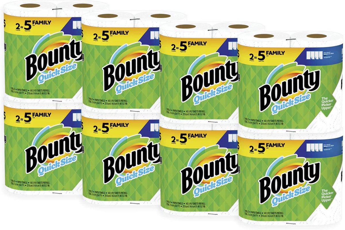 zone_amazon1's tweet image. #WorldHealthDay 
#EXOLSelcaDay
#COVID19 
#찾아줘_차트인으로_원잇의봄 
 
With strength and absorbency built into each sheet, Bounty Paper Towels come in clutch for speedy cleanups. Don’t let spills slow you down, Bounty’s got you covered.
Click the link:

amzn.to/2y1irik