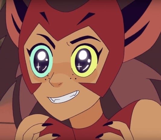 no one asked but here is a thread of catra’s smile; feel free to add more