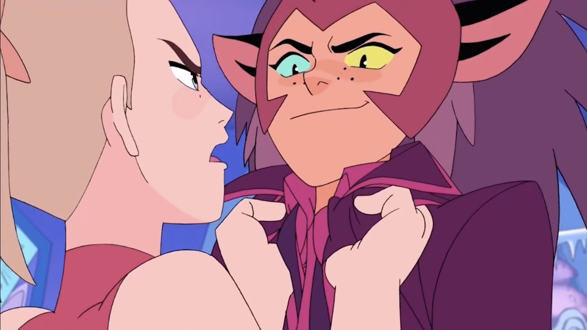 no one asked but here is a thread of catra’s smile; feel free to add more