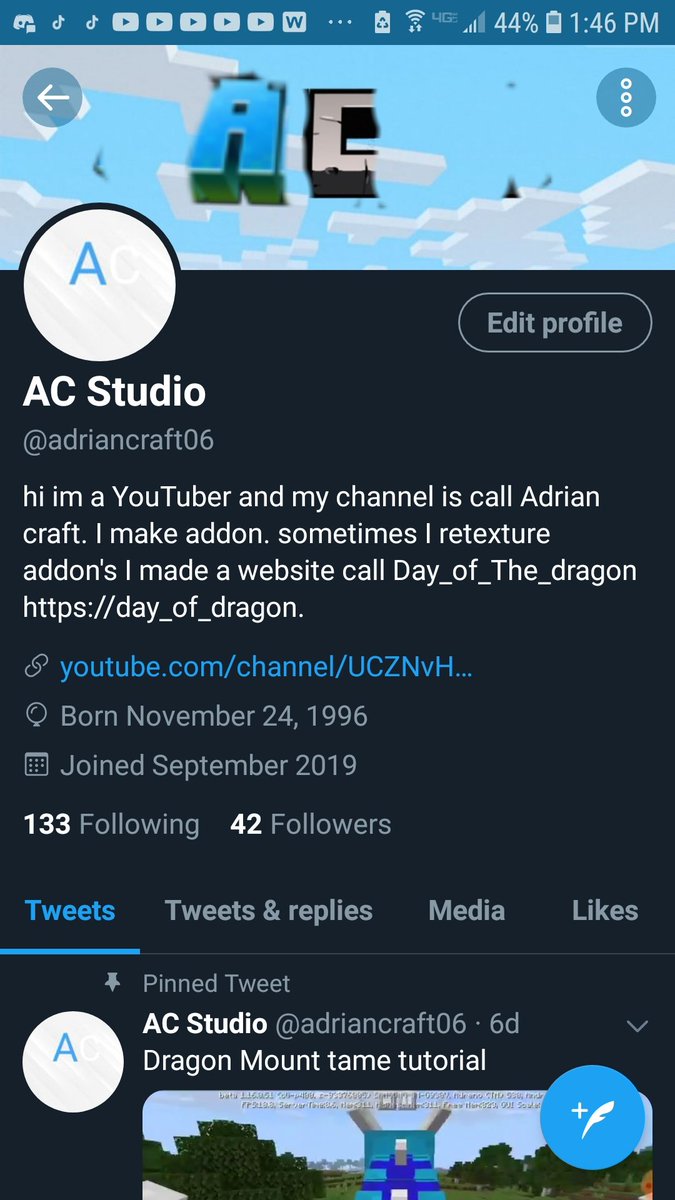 ACStudio14's tweet image. Everyone my old Twitter account is BACK