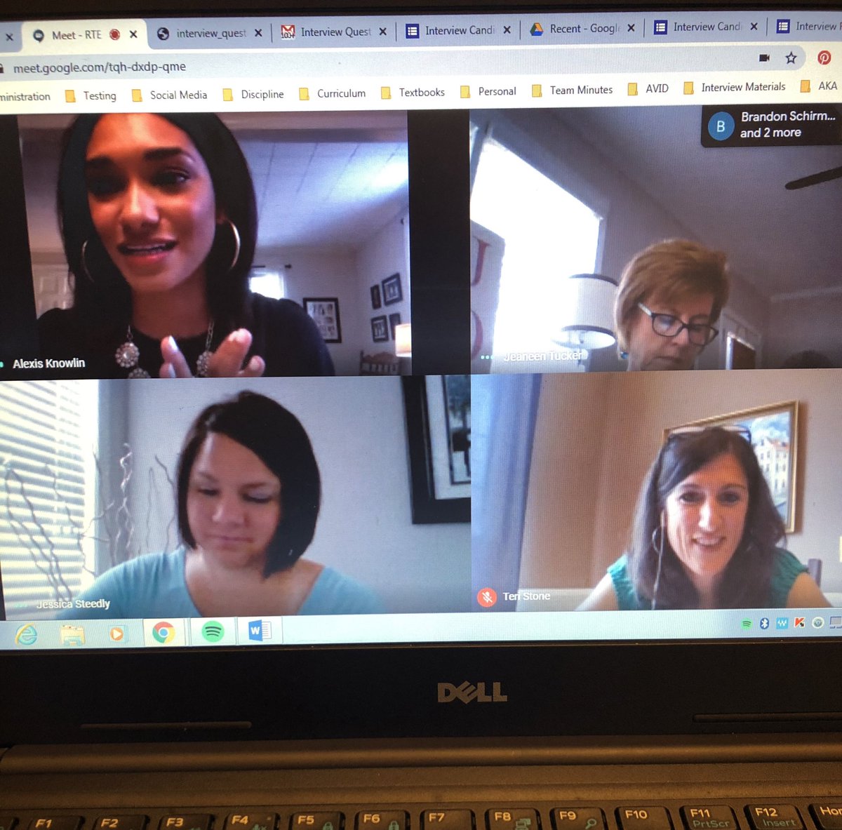 cvegabennett's tweet photo. Working on the work! @RTEFlightStatus administrators &amp; teachers are interviewing prospective Flight Crew members for next school year! @CRTNation @AVID4College #RTEcommunity https://t.co/htXFPh59Jy