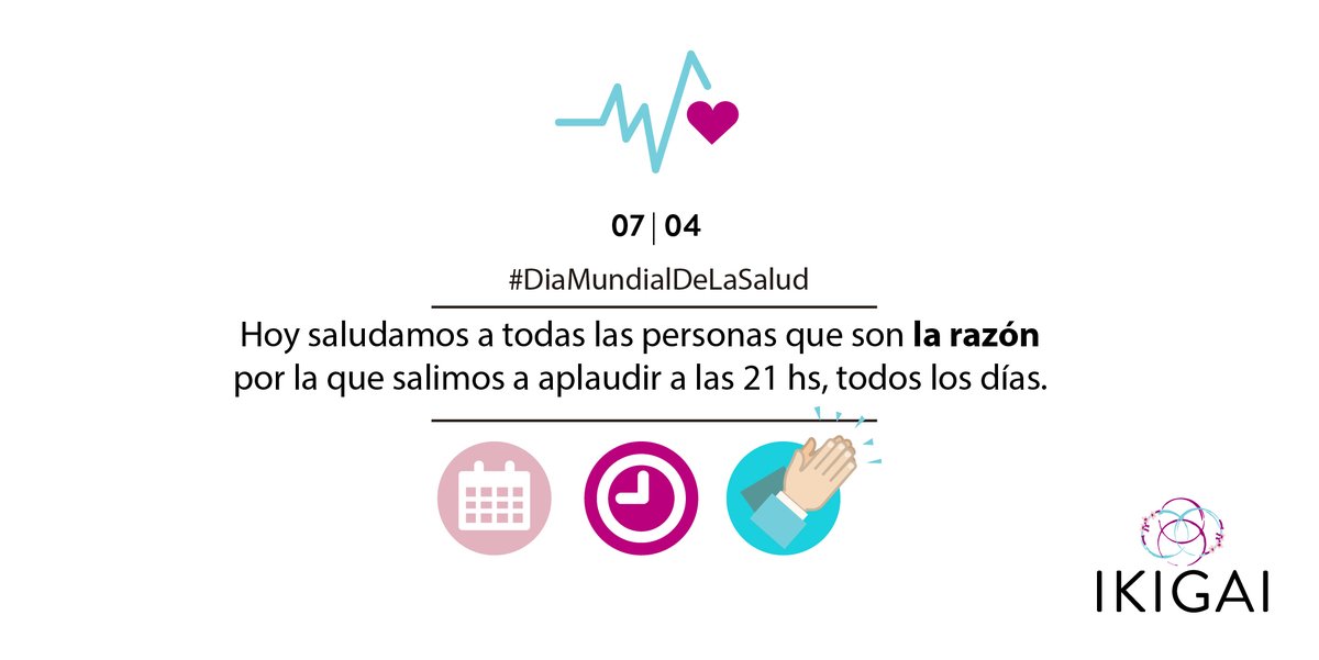 En el #DiaMundialDeLaSalud un enorme reconocimiento, agradecimiento y orgullo por todos los que son parte del Sistema de Salud que nos cuida. ❤👏