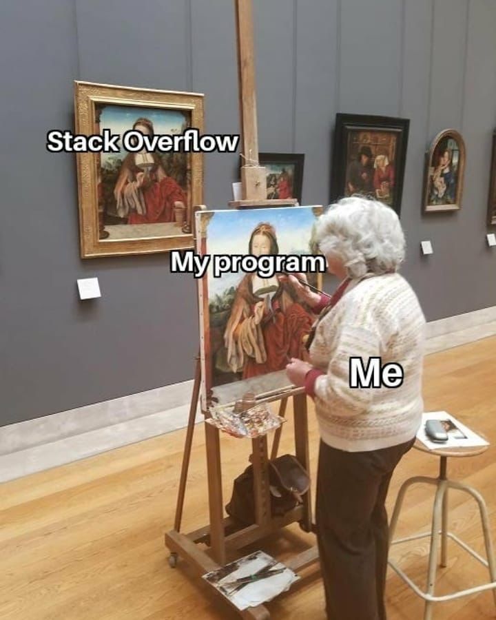 iphonegalaxymd's tweet image. Stack Overflow Saver 🖌🙏
#codethememe #tech #programmerjoke
#linuxuser #internetexplorermemes
#webdevelopment
#javascript #tech #program
#programming #software
#devlife #HTML5 #coders #computerscience
#softwaredeveloper #error
#programmingmemes #techmemes #css3
#ethicalhacking