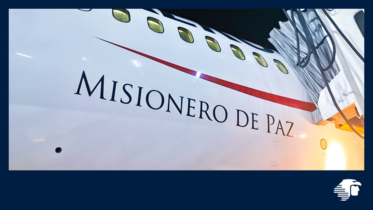 Aeromexico's tweet photo. Ya viene de regreso a la Ciudad de México nuestro Boeing 787-8 "Misionero de Paz", cargado con equipo médico para el INSABI, supervisado por la @SRE_mx y operado por la mejor tripulación de México: @aspaprensa y @DelValleASSA. 
Los estamos esperando en casa. https://t.co/TghQN6zJW1