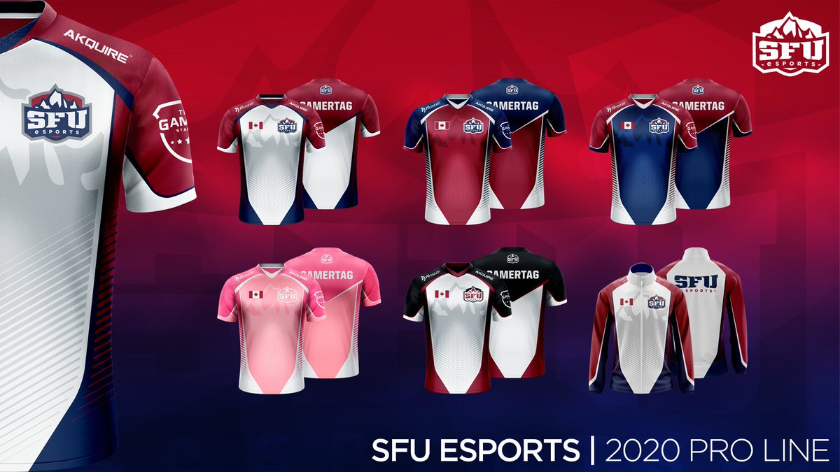 We are super excited to reveal our Pro line apparel for the 2020 year! Now live, along with our other apparel on our store at <a href="/Akquire/">Akquire</a>. 

akquire.ca/sfu/

Shout out to <a href="/NemezArts/">Nemez</a> for all his help!