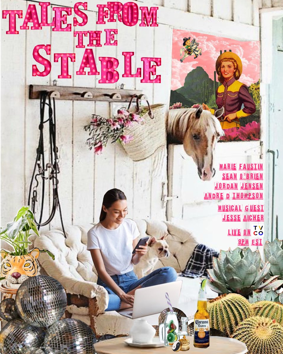 horseplaycomedy's tweet photo. Staying at Home 🏡isn't optional, neither is Tales From the Stable 🐎 - https://t.co/82YVfKXs58 https://t.co/Mfcz6SzUDn