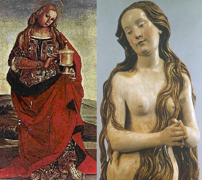 Some say the Grail went with Mary Magdalen, who the secret Gospels of the Gnostics call Companion, Consort of the Saviour, who He loved 'more than all the disciples'. Some say it is she herself who was the Grail, bearing His child, Sarah, in her womb, and the holy bloodline.