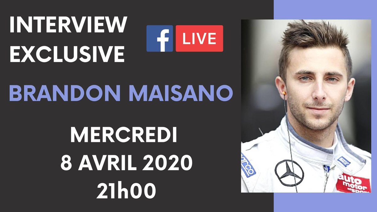 JeffMaxspeed's tweet photo. 🔴 LIVE 🔜 #MaxF1 > Brandon Maïsano 🏎🏁
-
https://t.co/vE4MTfQnEM
-
@f1_fr 
@JulienMOTRON 
@actu_f1 
@Julien_FEBREAU 
@PREMA_Team 
@DepieloF1 
@AuRupteur 
-
#frenchdriver #livefacebook 🏎🏁 https://t.co/3dju2Bfh7G