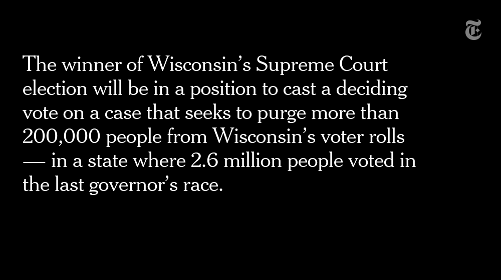 Joe Biden and Bernie Sanders are on the ballot in Wisconsin today. But ...
