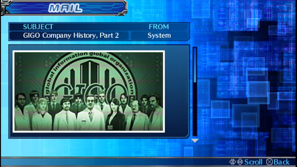 Even before the "Digital Divide", GIGO had a team of researchers, mostly Russians, that sought to prove the existence that a Digital World existed parallel to ours. These researches, which no one cared before, were part of the foundation that allowed the GIGO to recover quickly.