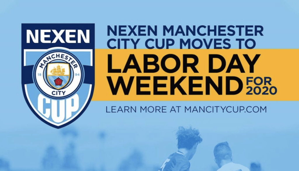 soccer_nation's tweet photo. BREAKING: ManCity Cup 2020 moves to Labor Day Weekend. AND qualifying events are coming for non-DA clubs to join the International Super Group for 2020!
#USSDA @surfcupsports #ManCityCup https://t.co/NYyWbKlQOI https://t.co/QvcIAemIvA