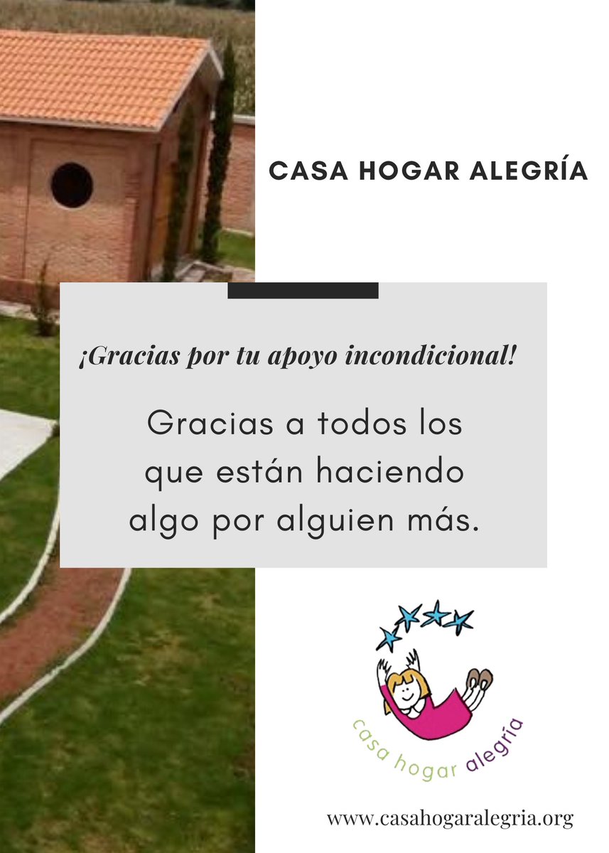 Casa Hogar Alegría tweet media