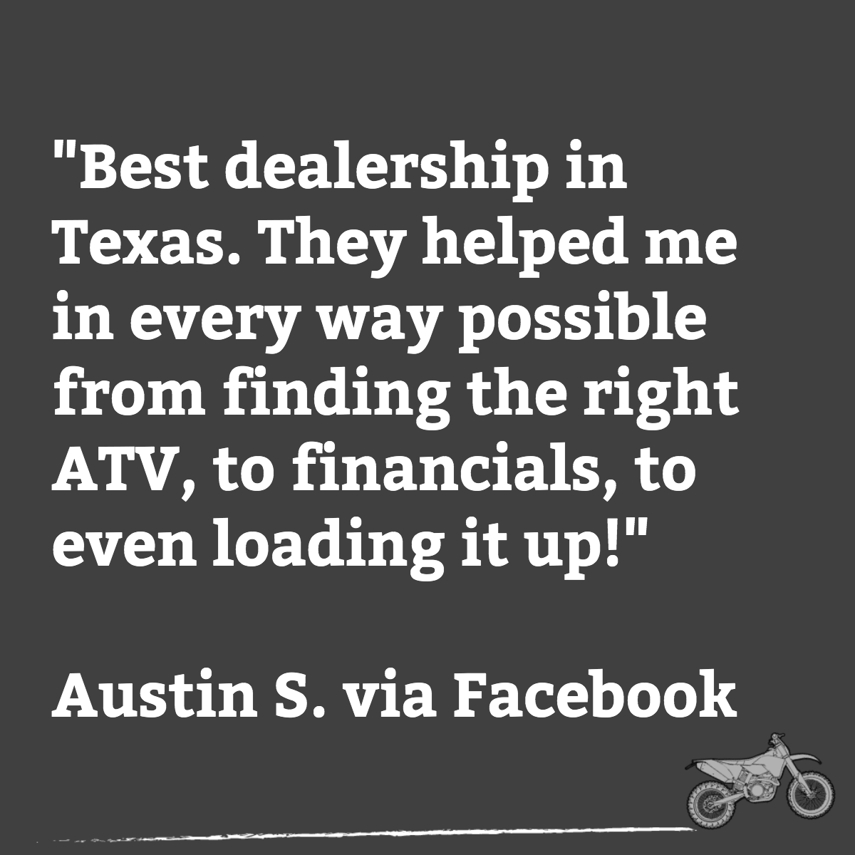 We appreciate the love, Austin!