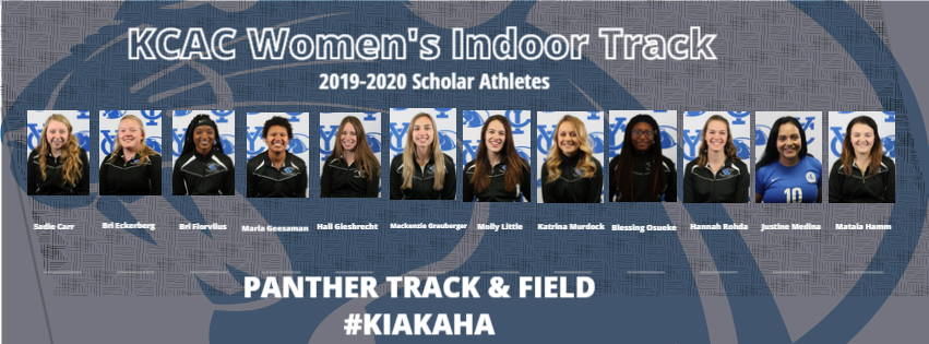 YUPanthersXCTF's tweet photo. Please Congratulate your KCAC Women's Indoor Track Scholar Athlete. https://t.co/QQwgW3pQVf