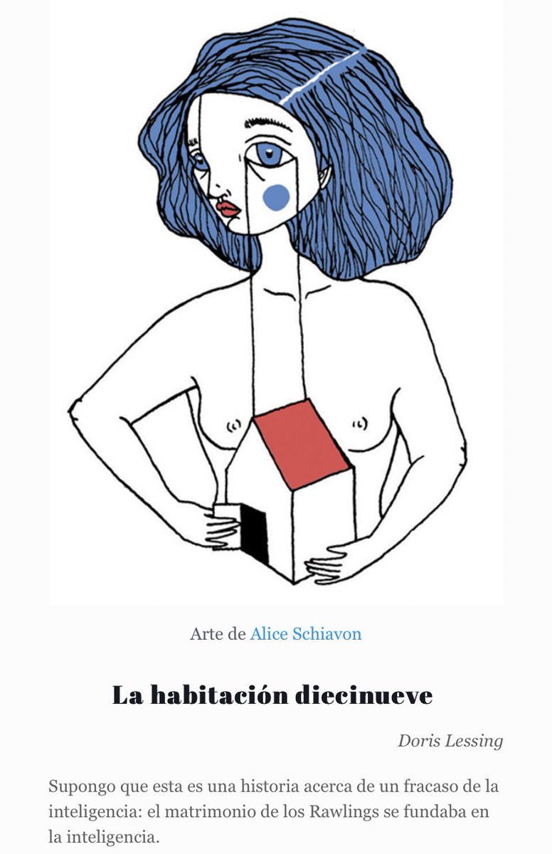 Excelentísimas tuiteras: 
El día de hoy, en medio de la contingencia, queremos compartirles una recomendación de nuestras editoras del cuento largo #Habitación19 de Doris Lessing. Esperemos sea una buena compañía: elperiodicodelassenoras.com/doris-lessing-… #bibliotuit