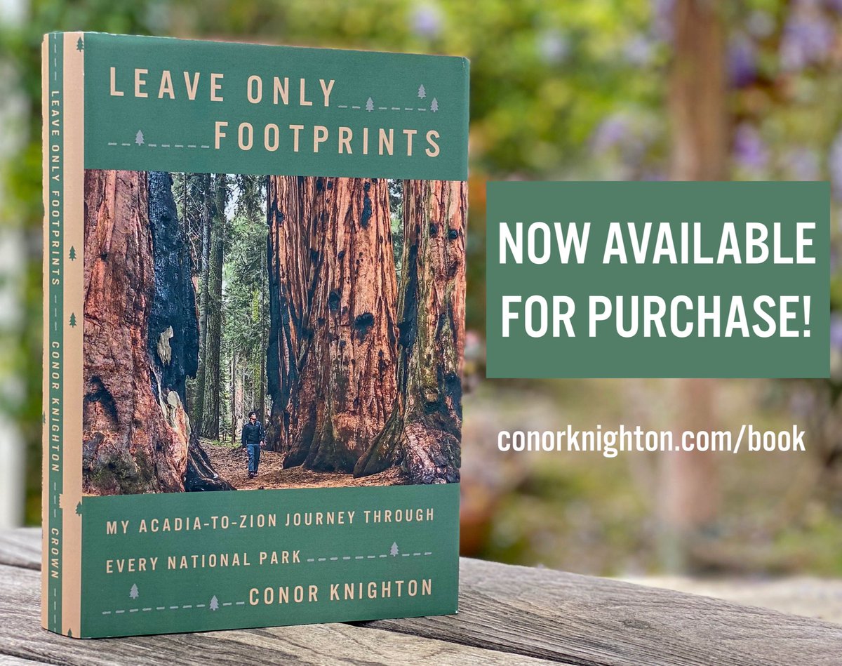 Conor Knighton On Twitter I Ve Finally Released My Book About The National Parks Into The Wild Leave Only Footprints My Acadia To Zion Journey Through Every National Park Is Now Available For Purchase Https T Co Xsv1qmd6f3