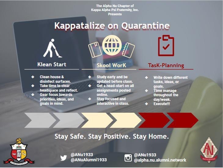 crisscross_11's tweet photo. A clean environment makes a clean mind. A clean mind helps you finish strong! Manage your time well and EXECUTE! Remember to stay safe, stay positive, and STAY HOME! #Kappatalize
What do you do to maintain a happy life in quarantine? Tag us and let us know! https://t.co/Q94ndBJcDy
