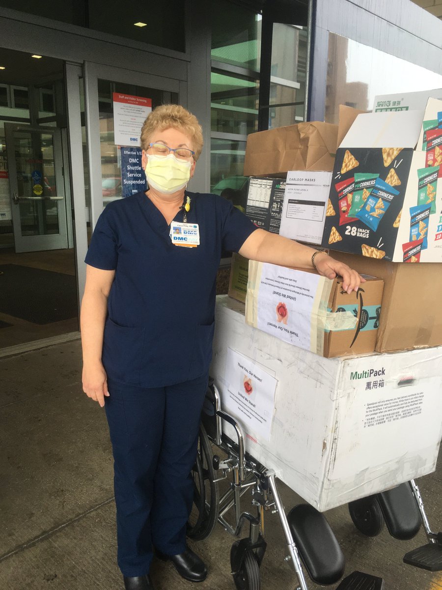 AnranLi10's tweet photo. The help we need: Today, 5000 pieces of #PPEs were delivered to #DetroitMedicalCenter (DMC) by #UMACP, a group of @umichmedicine professors of Chinese heritage. 

With collaboration, we continue to triage donations to the places most needed!

#StrongerTogether @wxyzdetroit @freep https://t.co/sUEL2iA3Vo
