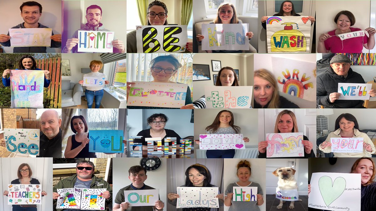 To all of our pupils, your teachers are really missing you and we wanted to show you how much....

#ProudtobepartofOLHScommunity #ProudHT